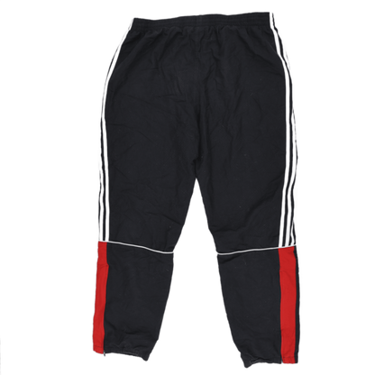 adidas Classic Black Track Trousers for Men Size L 78 cm Inseam 44 cm Waist Polyester