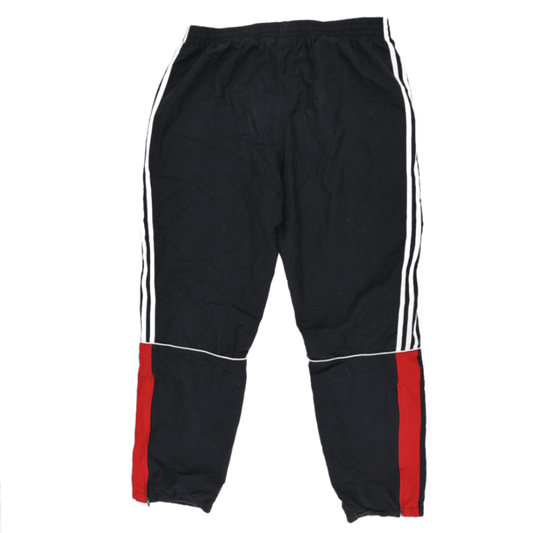 adidas Classic Black Track Trousers for Men Size L 78 cm Inseam 44 cm Waist Polyester
