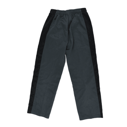 Nike Men's Black Tracksuit Bottoms with Pink Detailing Size Medium Polyester