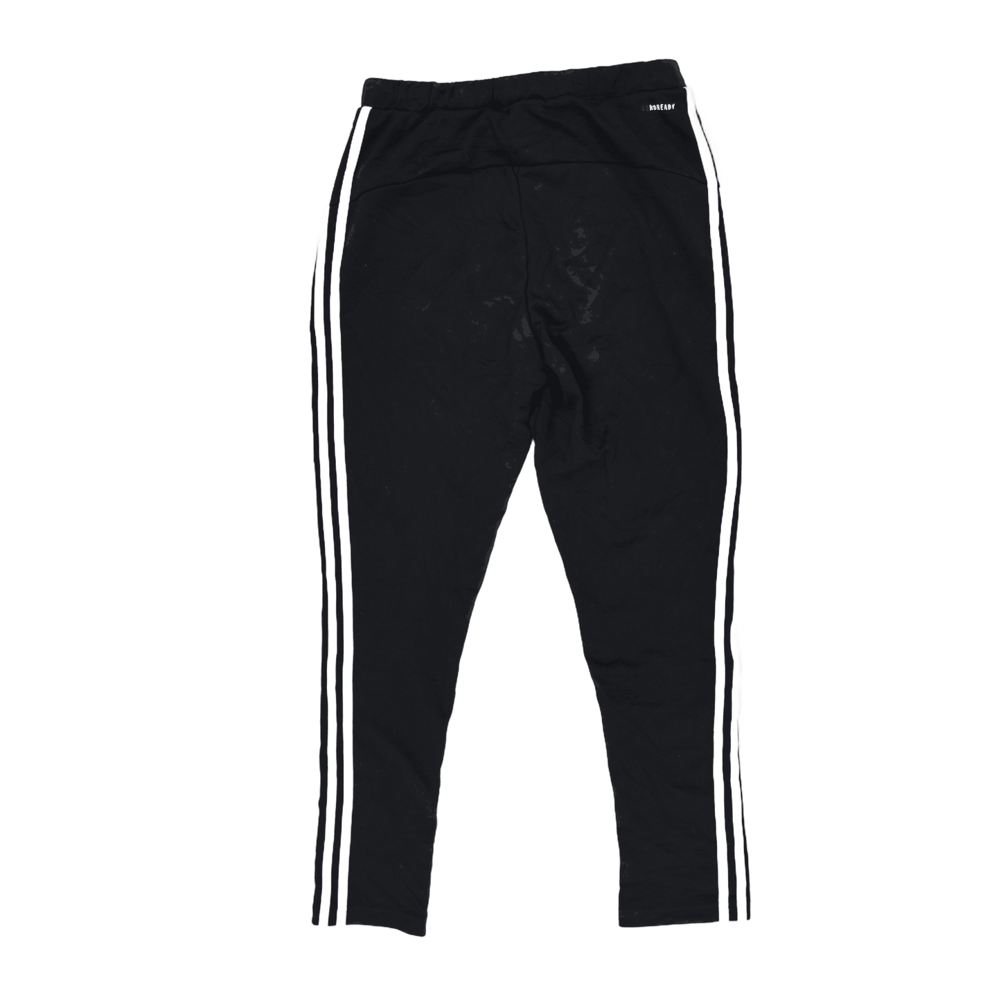 adidas Black Three-Stripe Track Pants Medium Polyester