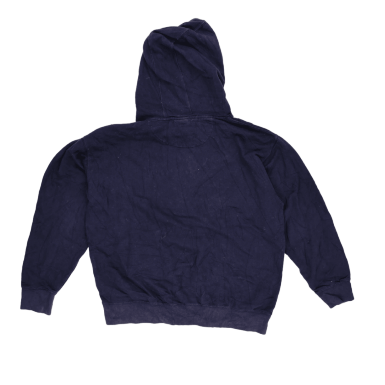 Nike Navy Blue Pullover Hoodie Large Cotton Blend Men's Activewear