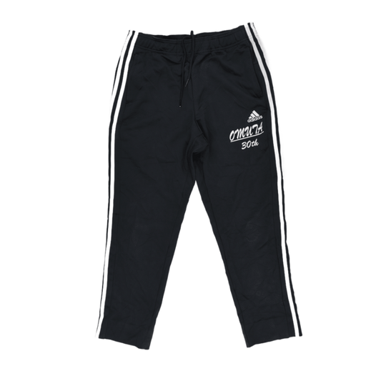 Adidas Omuta Black Track Pants Men's Medium Polyester 74 cm Inseam 40 cm Waist