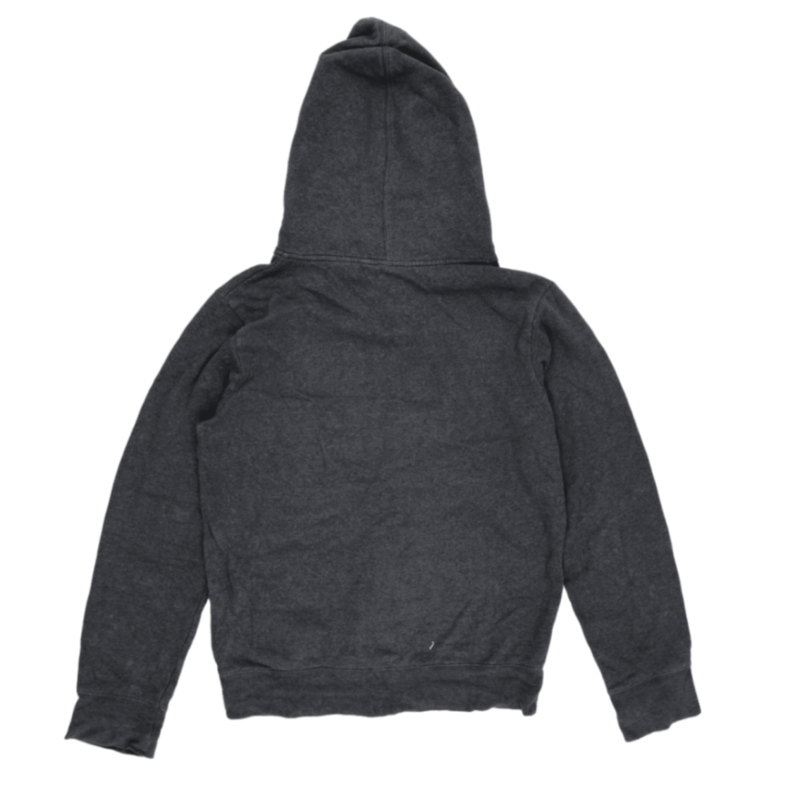 Russell Athletic Charcoal Grey Full Zip Hoodie Unisex Small Cotton Blend Vintage