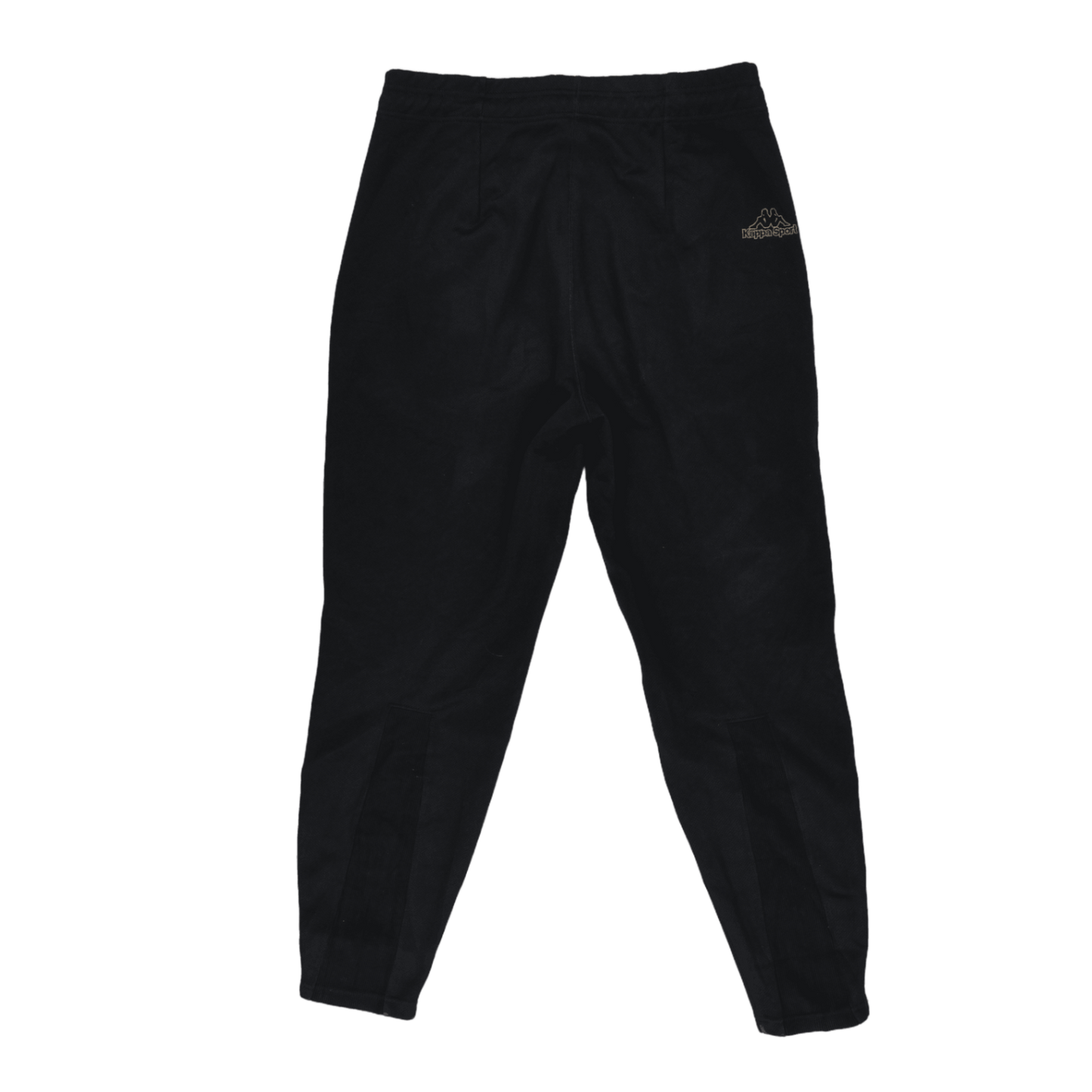 Kappa Black Tapered Cotton Trousers for Men Size Large 34 in Waist 77 cm Inseam