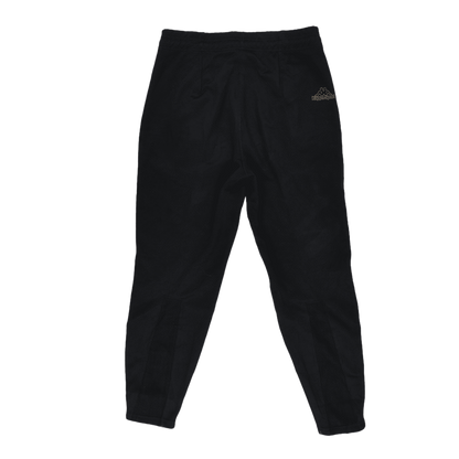 Kappa Black Tapered Cotton Trousers for Men Size Large 34 in Waist 77 cm Inseam