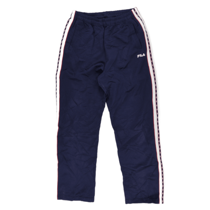 Fila Navy Blue Track Pants Large Polyester Blend for Men