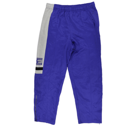 Champion Vintage Track Pants Blue Grey Polyester Size Medium