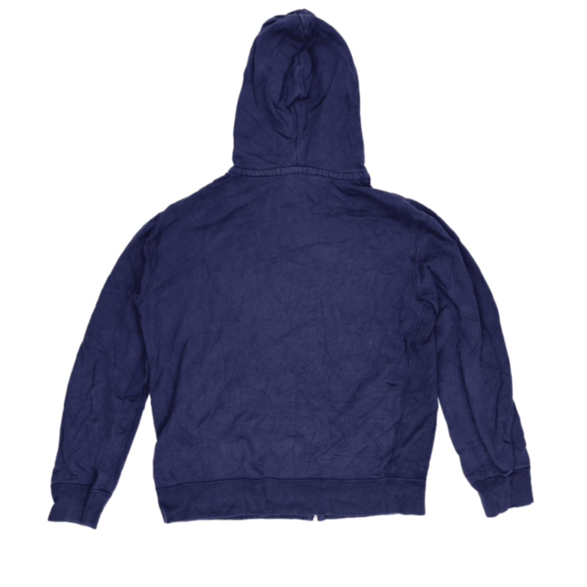 Polo Ralph Lauren Navy Blue Full Zip Hoodie Large Cotton Blend Casual Hoodie