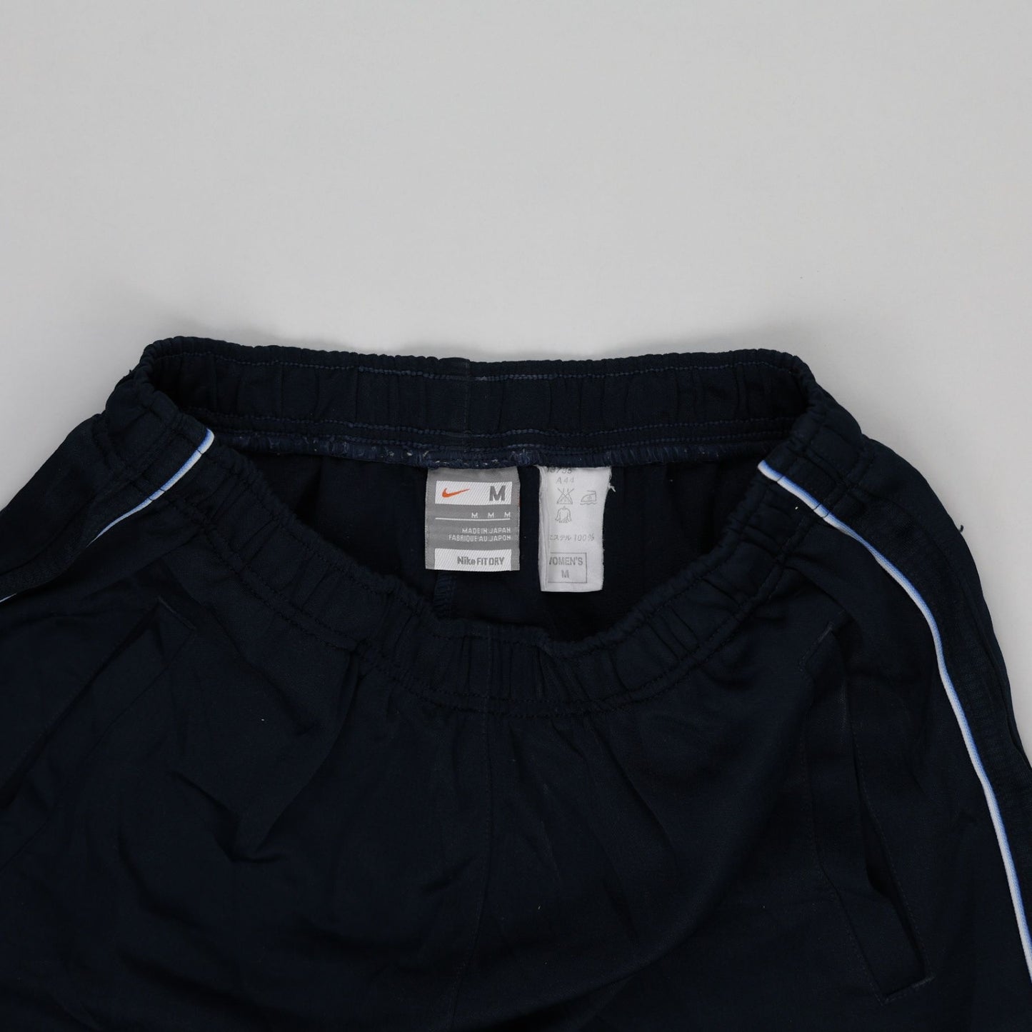 Nike Vintage Fit Dry Women's Navy Blue Track Pants Size M 100% Polyester