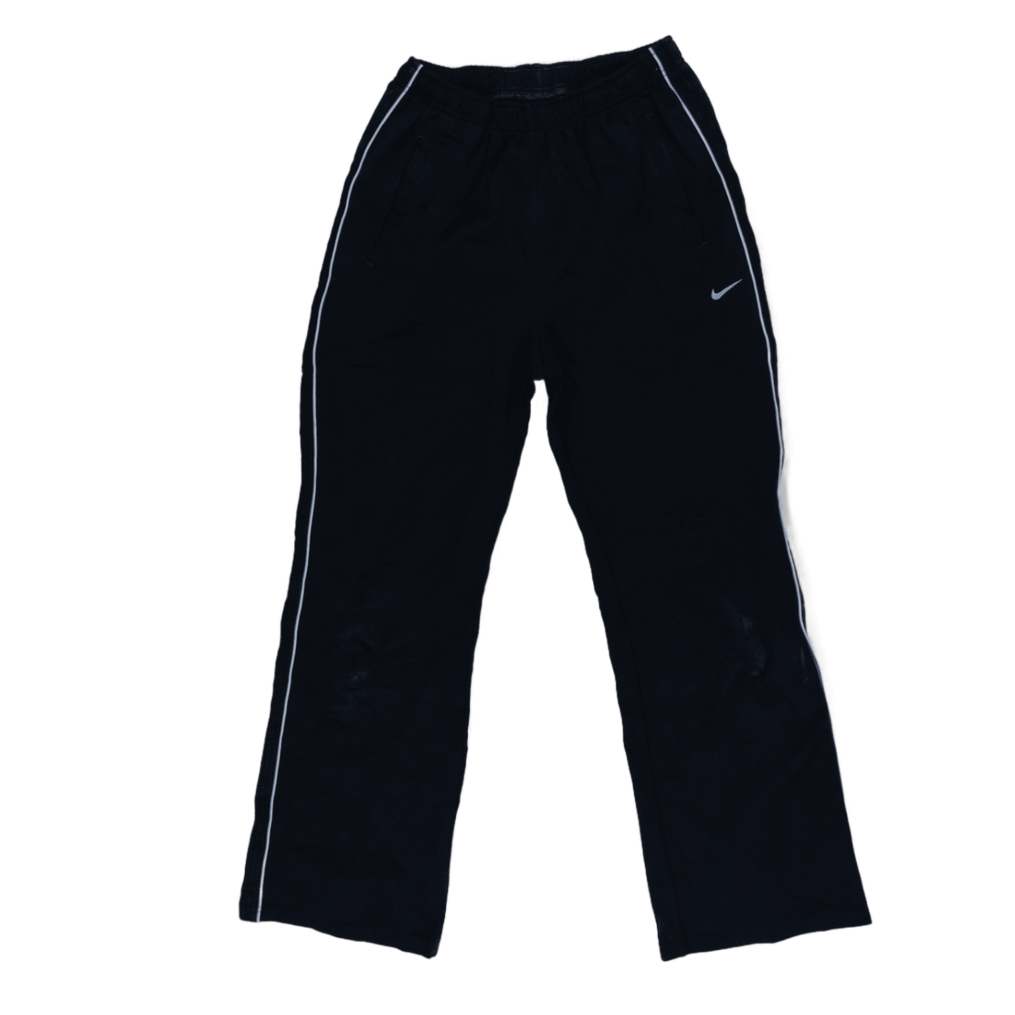 Nike Vintage Fit Dry Women's Navy Blue Track Pants Size M 100% Polyester
