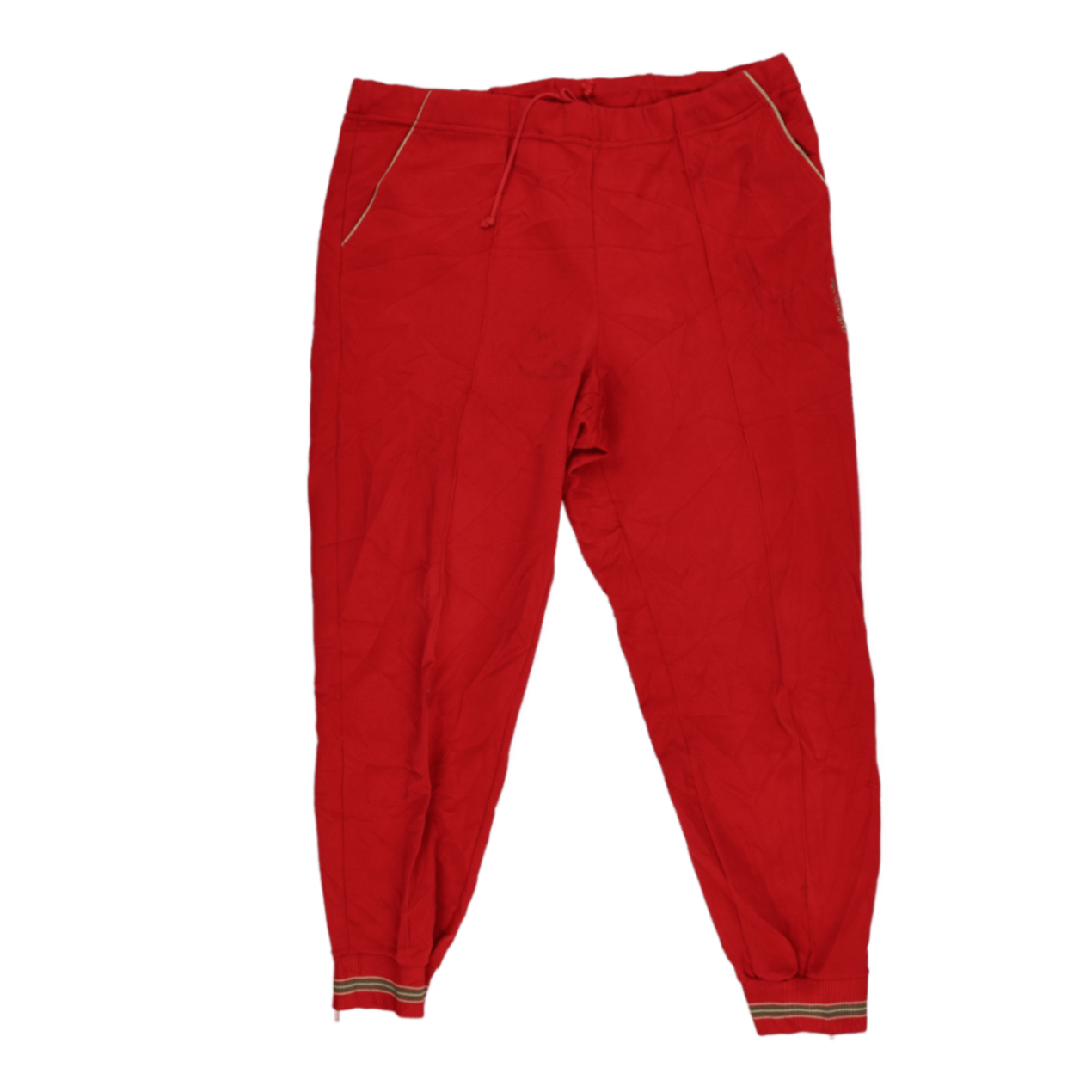 adidas Vintage Red Track Joggers Men Size Medium 74 cm Inseam 84 cm Waist Polyester