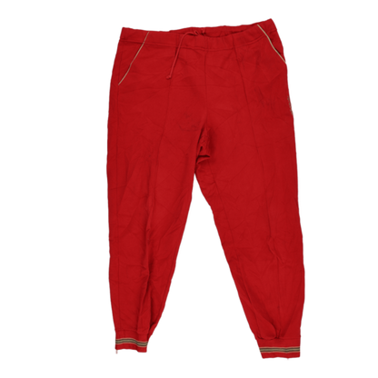 adidas Vintage Red Track Joggers Men Size Medium 74 cm Inseam 84 cm Waist Polyester