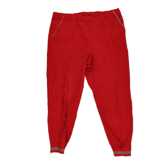 adidas Vintage Red Track Joggers Men Size Medium 74 cm Inseam 84 cm Waist Polyester