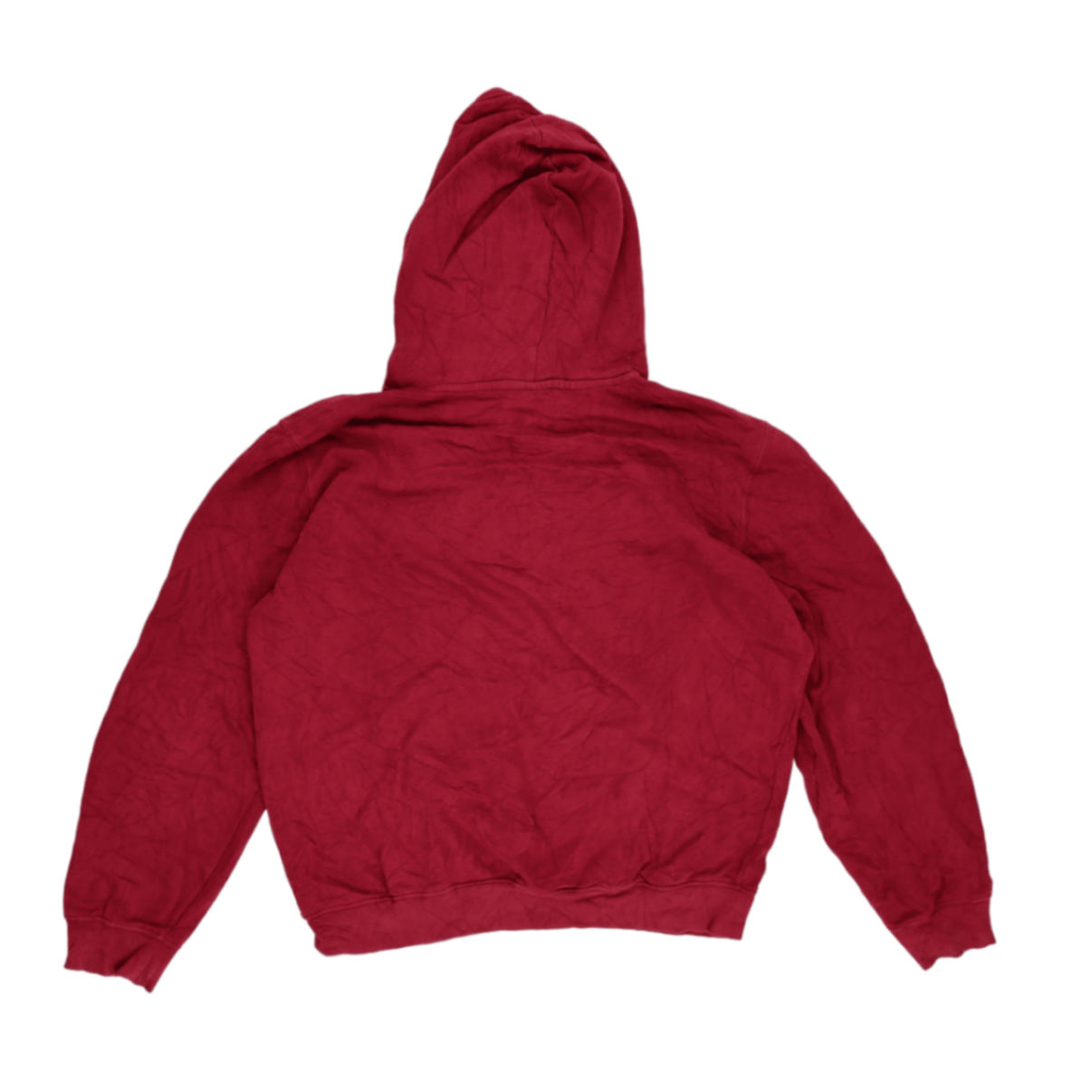 Champion Burgundy Pullover Hoodie Large Vintage Cotton Mens