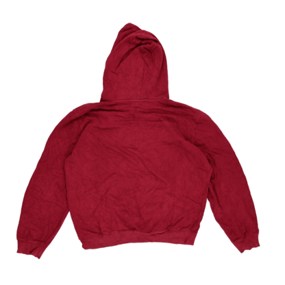 Champion Burgundy Pullover Hoodie Large Vintage Cotton Mens