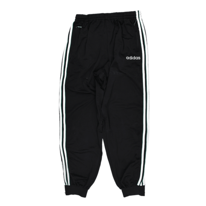 adidas Black Track Trousers Men's Size M 78 cm Inseam 84 cm Waist Polyester