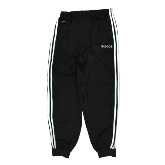 adidas Black Track Trousers Men's Size M 78 cm Inseam 84 cm Waist Polyester