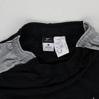 Nike Track Trousers Black Grey Men's Size M 76cm Inseam 84cm Waist 100% Polyester