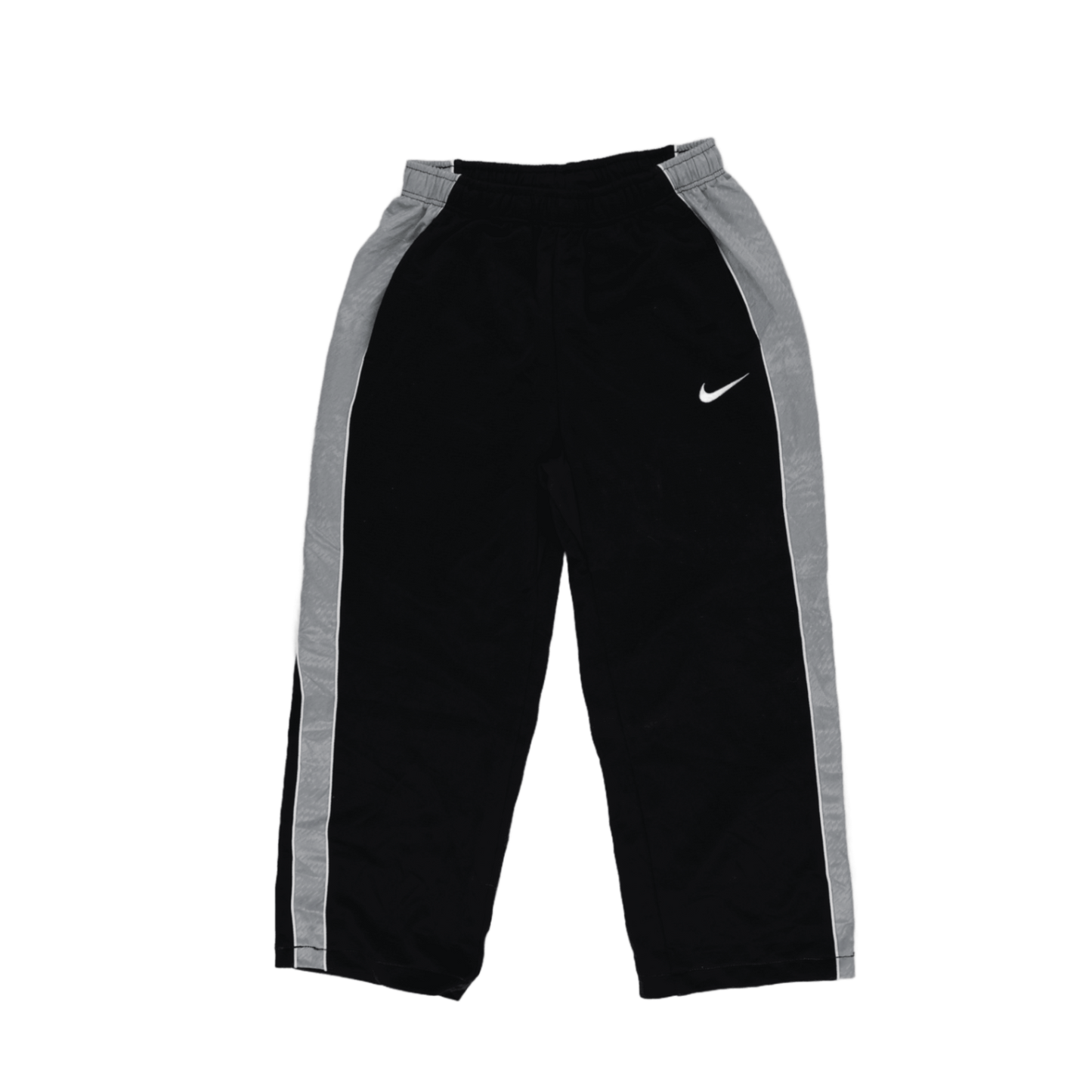 Nike Track Trousers Black Grey Men's Size M 76cm Inseam 84cm Waist 100% Polyester