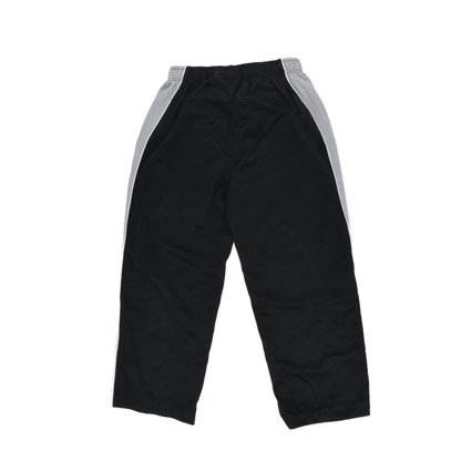 Nike Track Trousers Black Grey Men's Size M 76cm Inseam 84cm Waist 100% Polyester