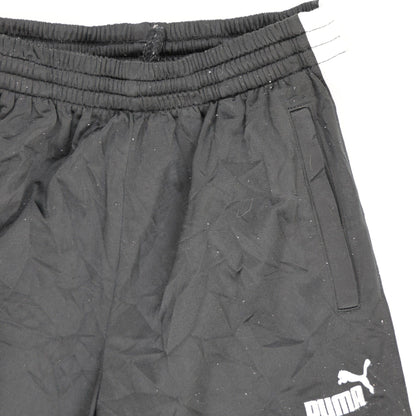 PUMA Vintage Black White Track Trousers Men Size Medium 32in Waist 76cm Inseam Nylon