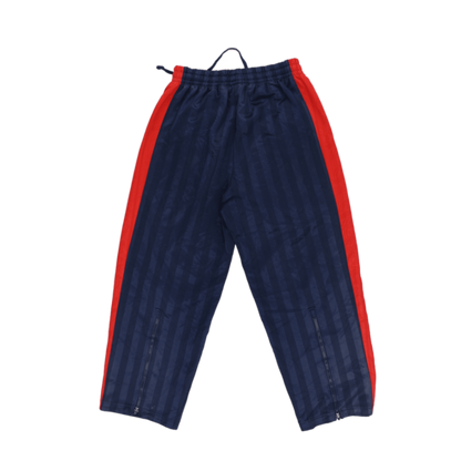 PUMA Unisex Track Pants Navy Blue Red SS Polyester Blend