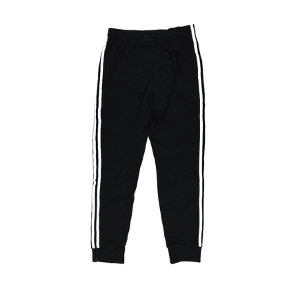 Adidas Originals Black Trefoil Three Stripe Track Pants Size Small 75 cm Inseam 76 cm Waist Polyester