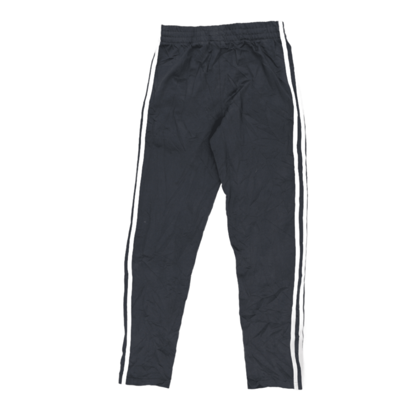adidas Grey Three Stripe Track Pants for Men Size L Polyester