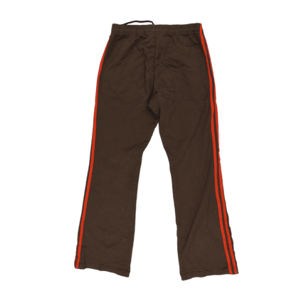 adidas Brown Track Trousers Medium Polyester Vintage Climalite 80 cm Inseam