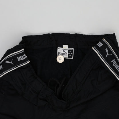PUMA Men's Black Track Pants Medium Polyester 76 cm Inseam