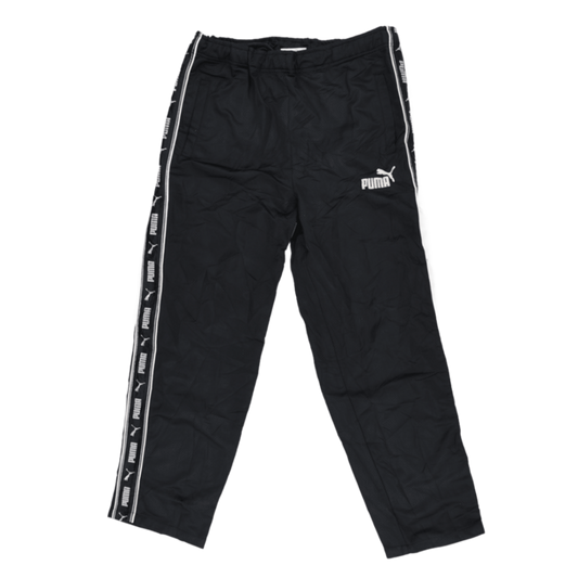PUMA Men's Black Track Pants Medium Polyester 76 cm Inseam