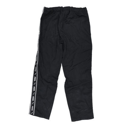 PUMA Men's Black Track Pants Medium Polyester 76 cm Inseam