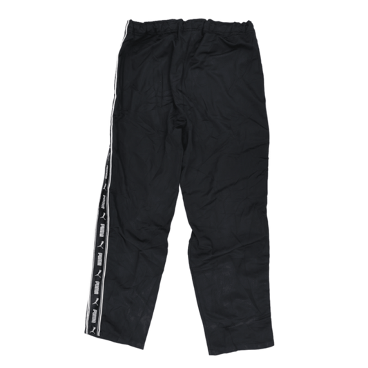 PUMA Men's Black Track Pants Medium Polyester 76 cm Inseam