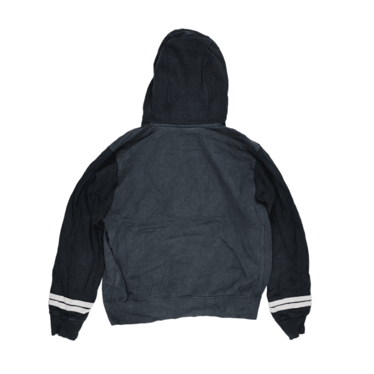 Nike Vintage Black Pullover Hoodie Men Medium Cotton Hooded