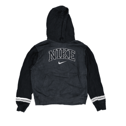 Nike Vintage Black Pullover Hoodie Men Medium Cotton Hooded