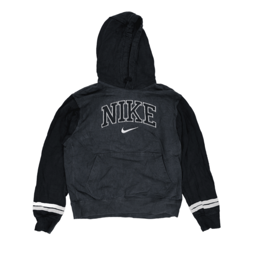 Nike Vintage Black Pullover Hoodie Men Medium Cotton Hooded