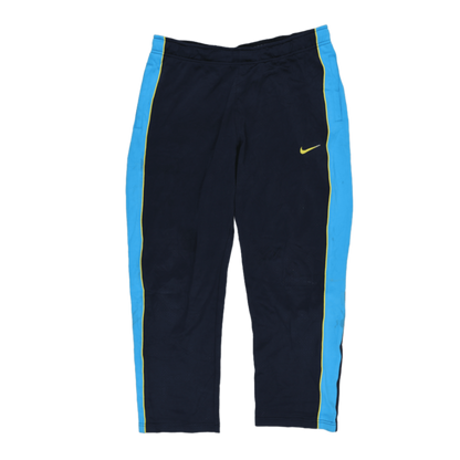 Nike Dri-FIT Vintage Navy Blue Track Bottoms Men Size Medium 42 Inseam Polyester
