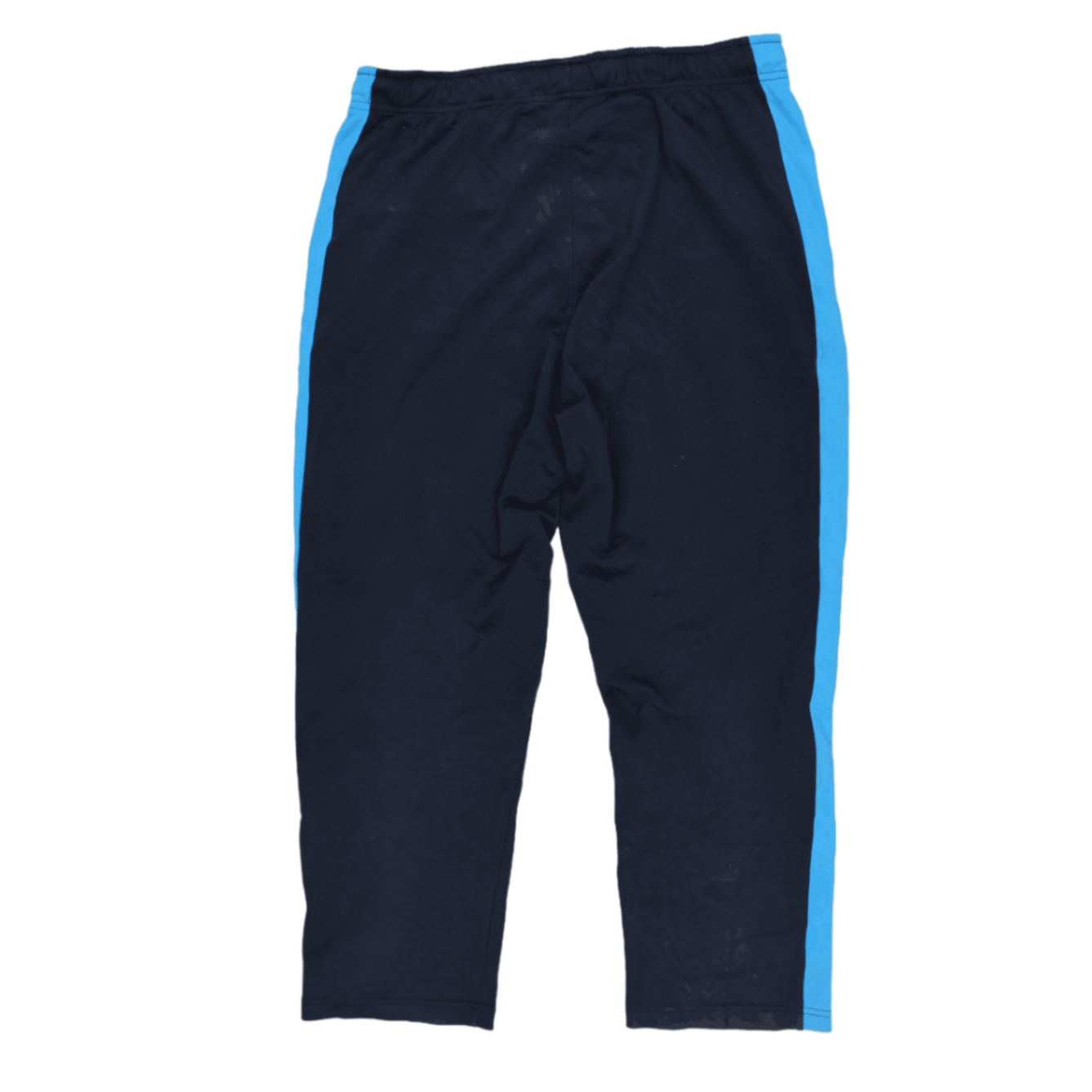 Nike Dri-FIT Vintage Navy Blue Track Bottoms Men Size Medium 42 Inseam Polyester