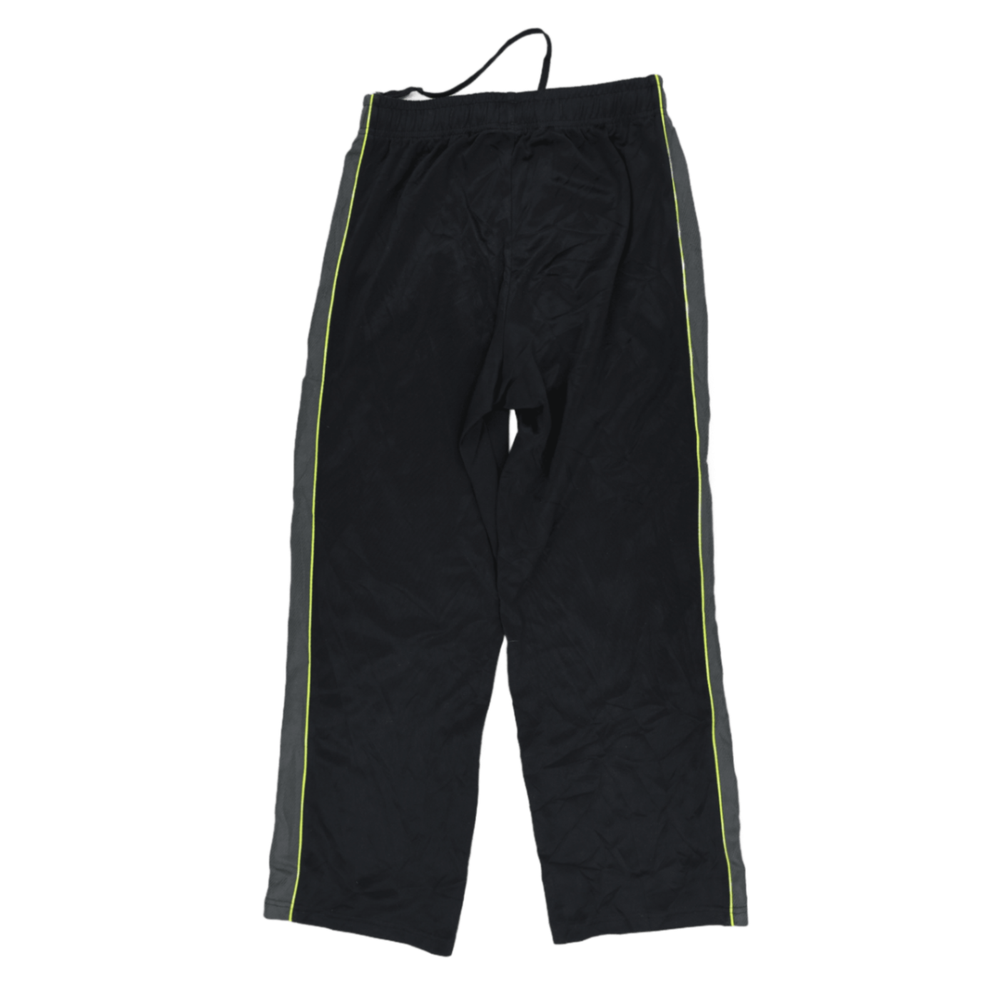 PUMA Black Grey Track Pants Men's Medium Polyester 78cm Inseam