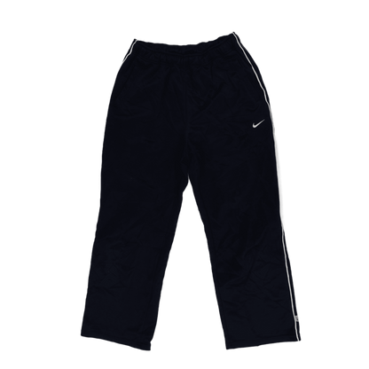 Nike Track Trousers Navy Blue Medium Polyester Men's 77 cm Inseam 39 cm Waist