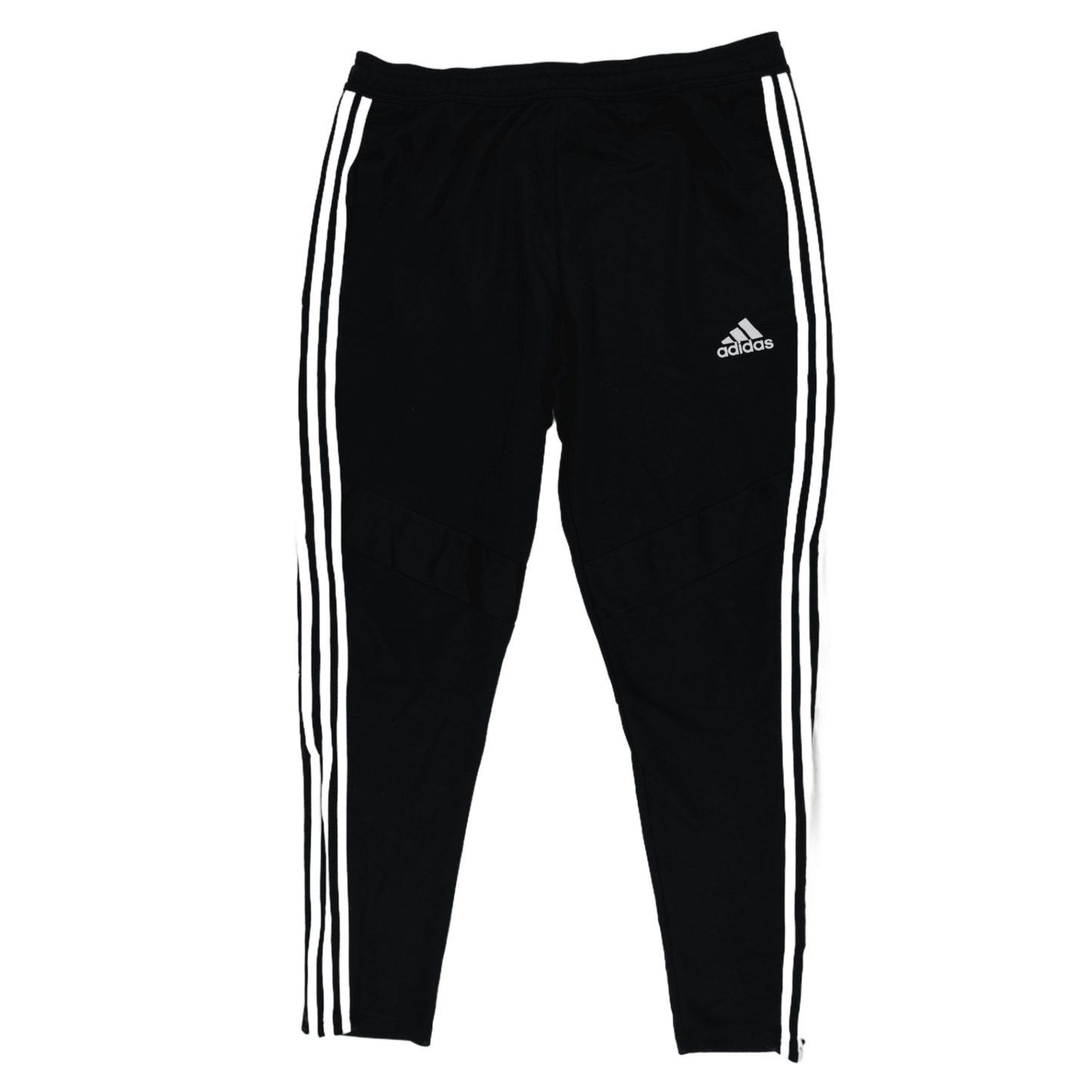 Adidas Black Track Pants Men's Medium Polyester Blend 76 cm Inseam 40 cm Waist Slim Fit