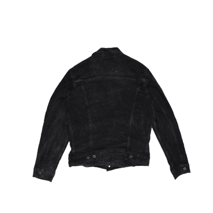 Levi's Black Denim Jacket Small Cotton Vintage Men's Clothing