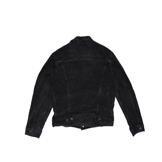 Levi's Black Denim Jacket Small Cotton Vintage Men's Clothing