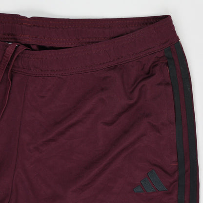 adidas Burgundy Track Joggers 1X Polyester Blend Men's Clothing