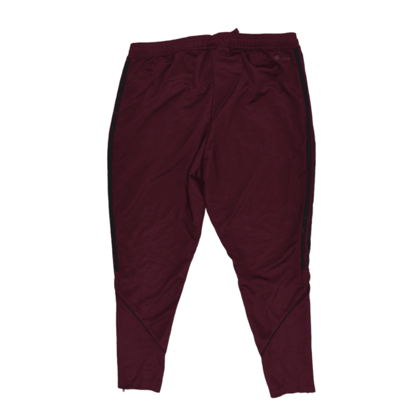adidas Burgundy Track Joggers 1X Polyester Blend Men's Clothing