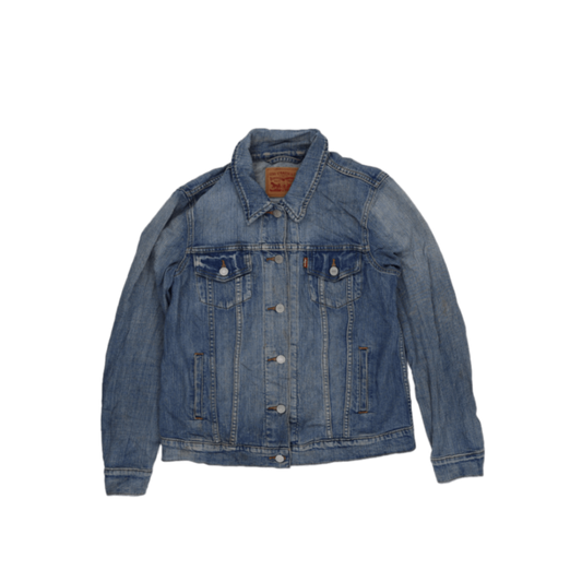 Levi's Vintage Blue Denim Trucker Jacket for Men Size M Cotton