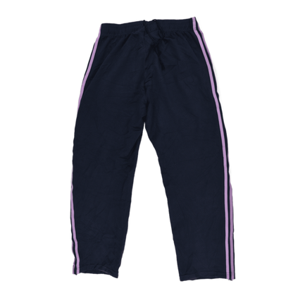 adidas Climalite Navy Track Bottoms Men's Medium 77cm Inseam 82cm Waist Polyester