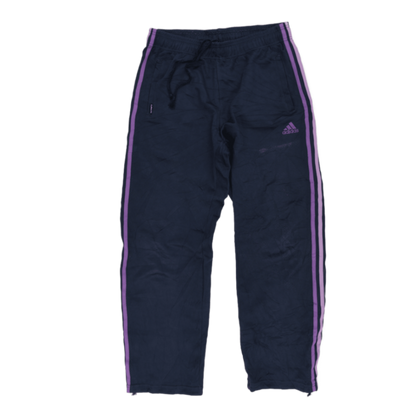 adidas Climalite Navy Track Bottoms Men's Medium 77cm Inseam 82cm Waist Polyester