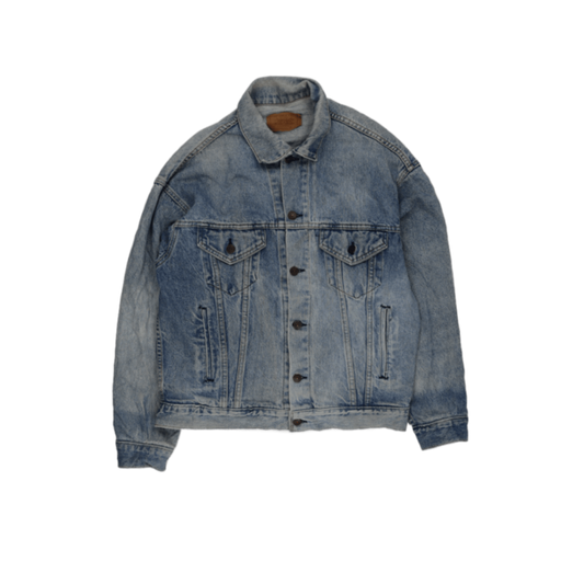Levi's 557 Vintage Denim Trucker Jacket Blue Unisex Size L