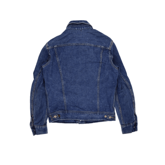 Lee Classic Blue Vintage Denim Jacket for Men Size Large Cotton